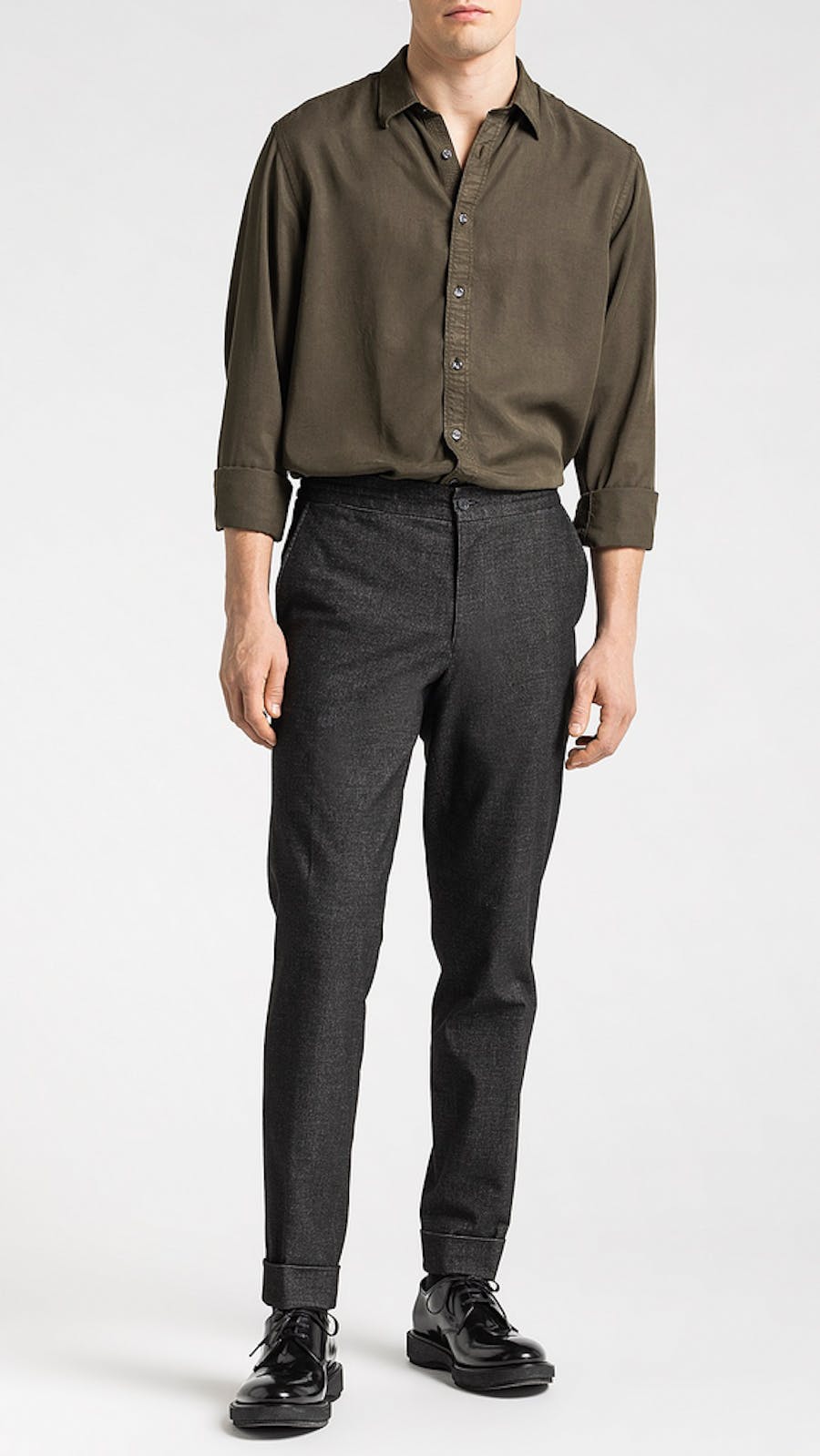 Regular Fit Bukser Høy Midje