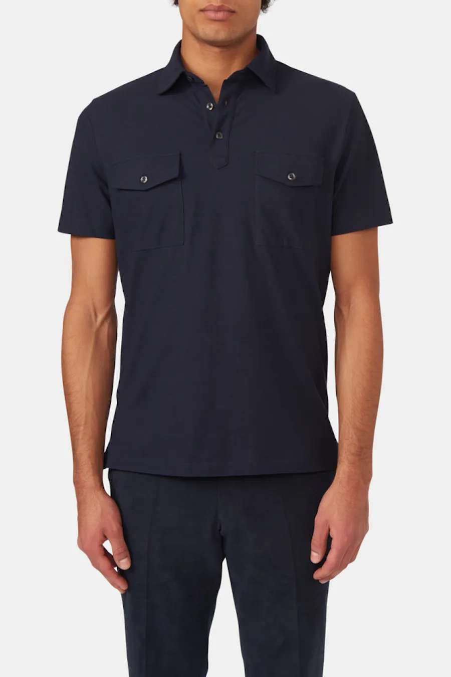 Regular Fit Bomullpiké