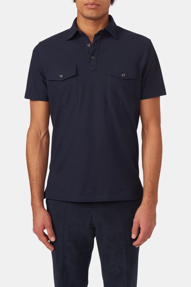 Regular Fit Bomullpiké