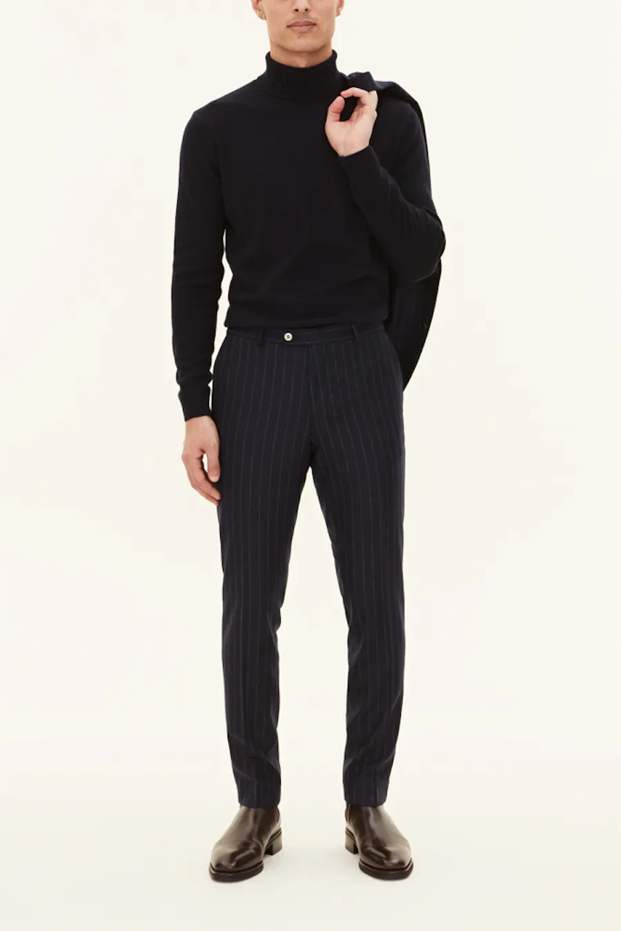 Slim Fit Byxor Tropical Wool
