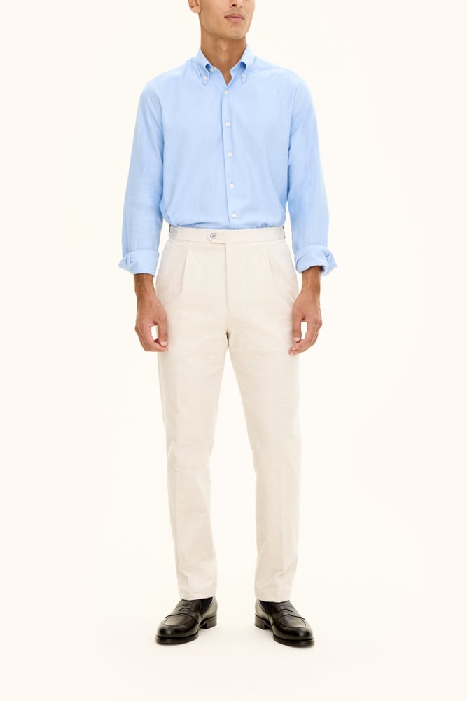 Regular Fit Manchesterbyxor Hög Midja