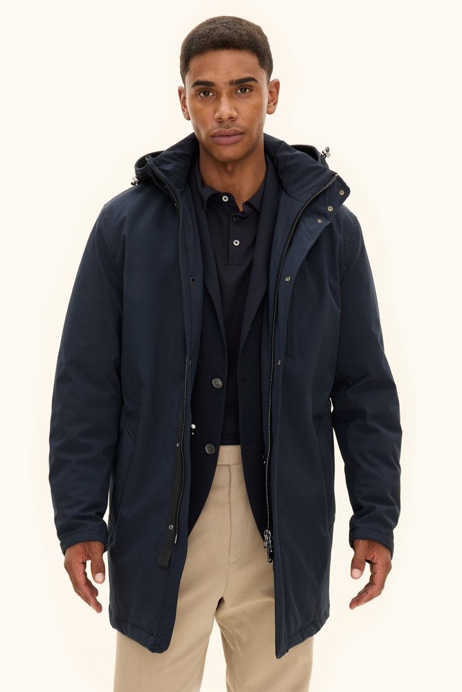 Regular Fit Padded Teknisk Frakke