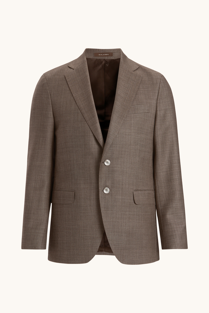 Regular Fit Microstructure Blazer