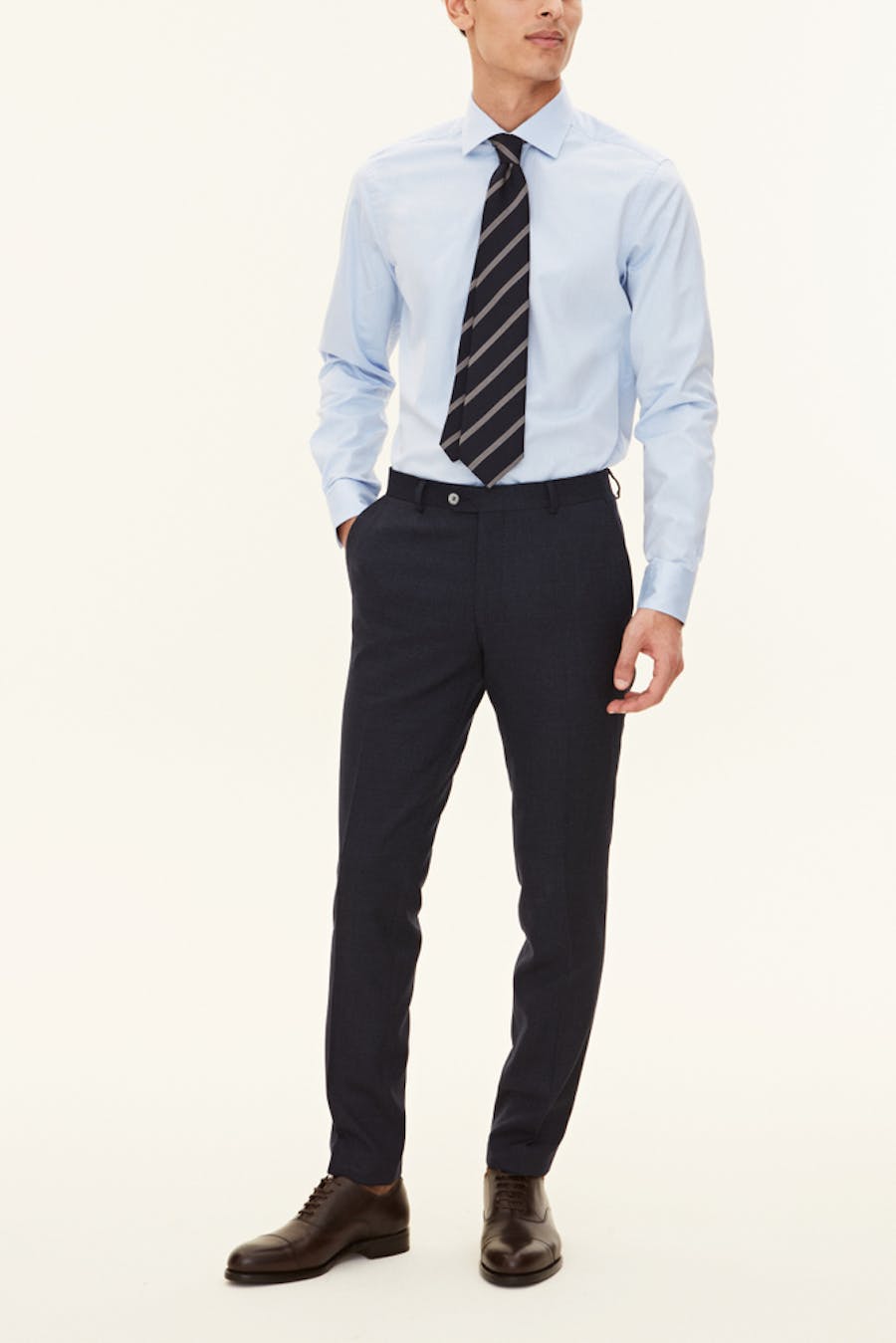 Slim Fit Bukser Tropical Wool