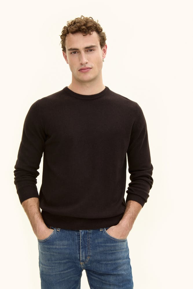 Regular Fit Rundhalset Genser Kasjmir-Silke