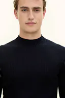 Regular Fit Wool Blend Turtleneck