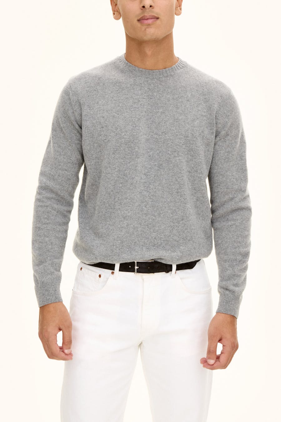 Regular Fit Roundneck Wool Blend Sweater