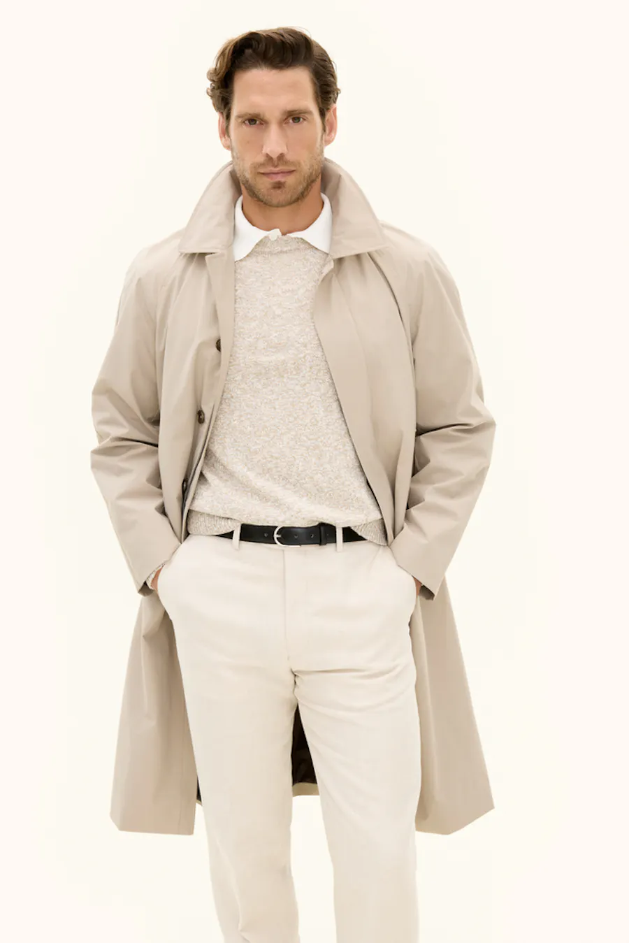 Nylon Shell Raglan Coat