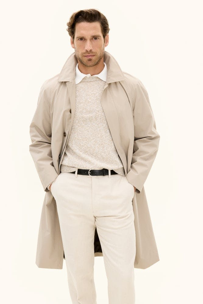 Nylon 3-lag Raglan Frakk