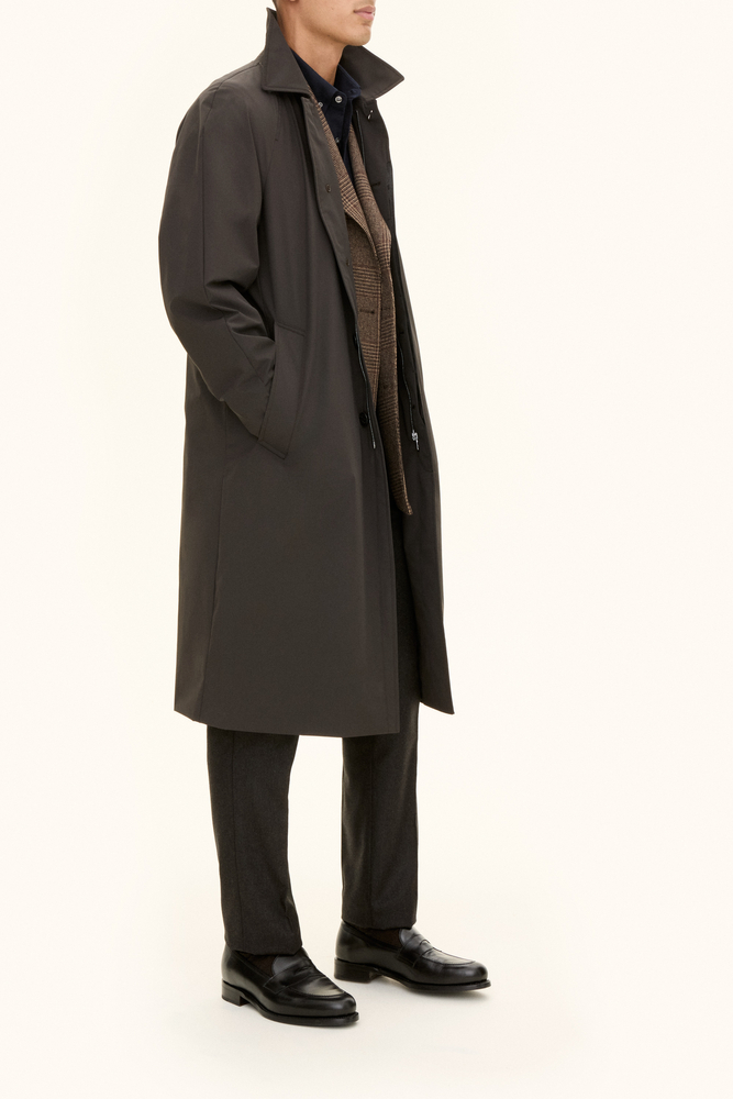 Nylon Shell Raglan Coat