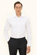 Slim Fit Turndown Exclusive Tuxedo Shirt