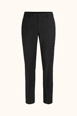 Regular Fit Byxor Slät Ullstretch