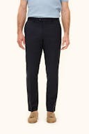 Regular Fit Bukser Glatt Ullstretch