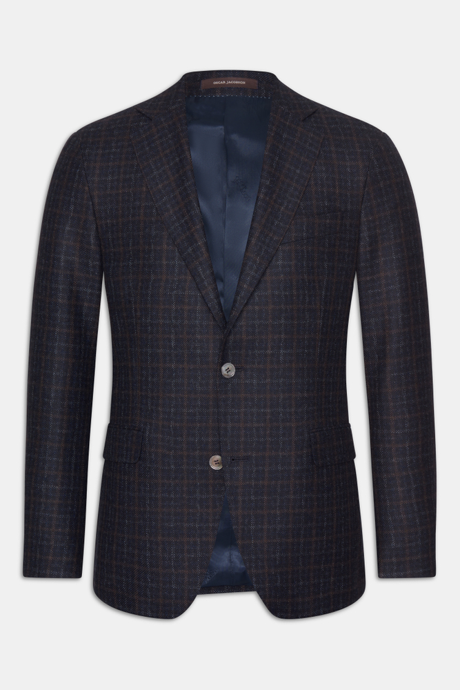 Regular Fit Rutig Flanellkavaj