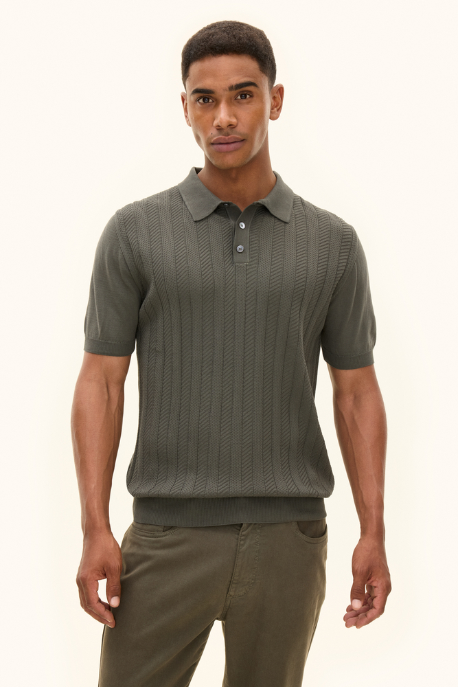 Slim  Fit Structured Polo Shirt