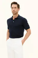 Slim Fit Strukturerad Piké
