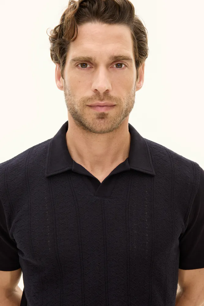 Regular Fit Structured Polo Shirt