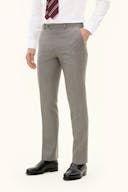 Regular Fit Structured Wool Trousers