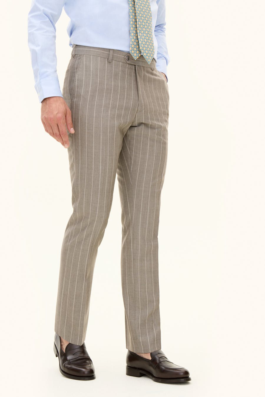 Regular Fit Stripete Bukser