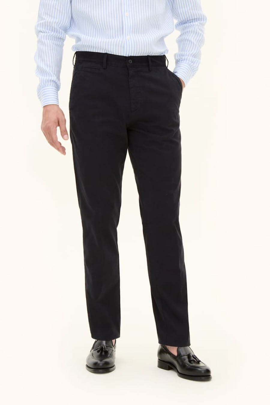 Slim Fit Cotton Stretch Trousers