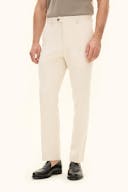 Regular Fit Linnebyxor Hög Midja