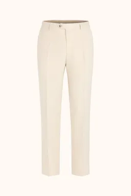 Regular Fit Linnebyxor Hög Midja