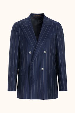 Regular Fit Dobbeltspent Twillblazer