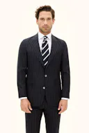 Regular Fit Pinstripe Blazer
