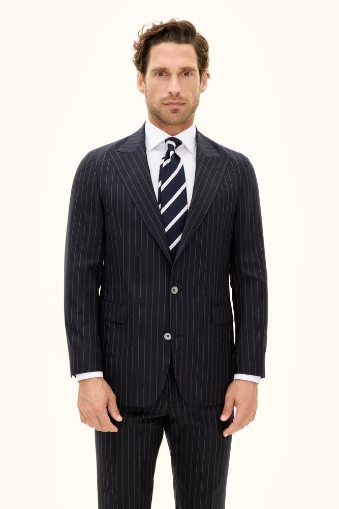 Regular Fit Pinstripe Blazer