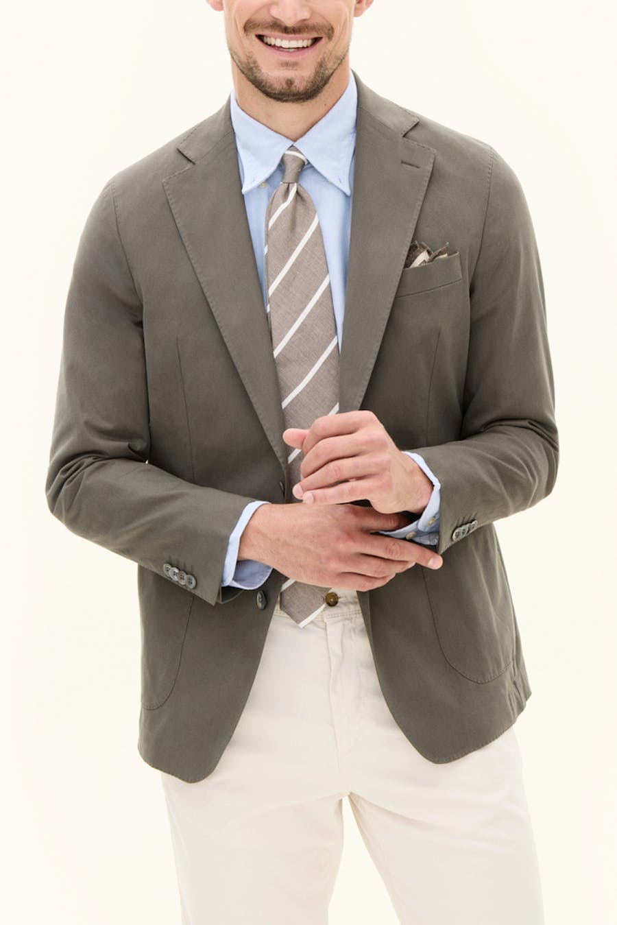 Regular Fit Cotton Stretch Blazer