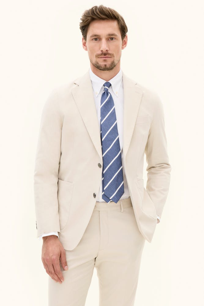 Regular Fit Cotton Stretch Blazer