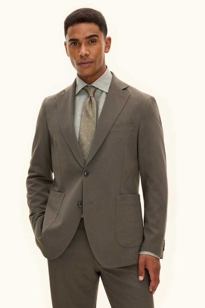 Regular Fit Seersuckerblazer