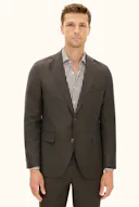 Regular Fit Structured Wool Blazer