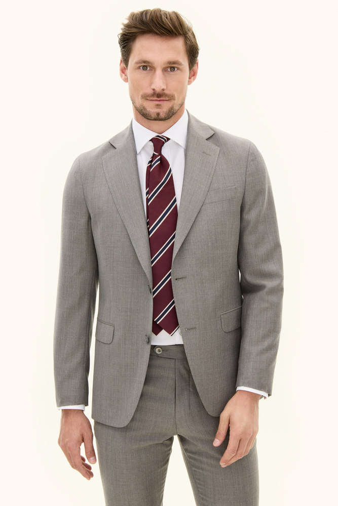 Regular Fit Strukturerad Ullkavaj