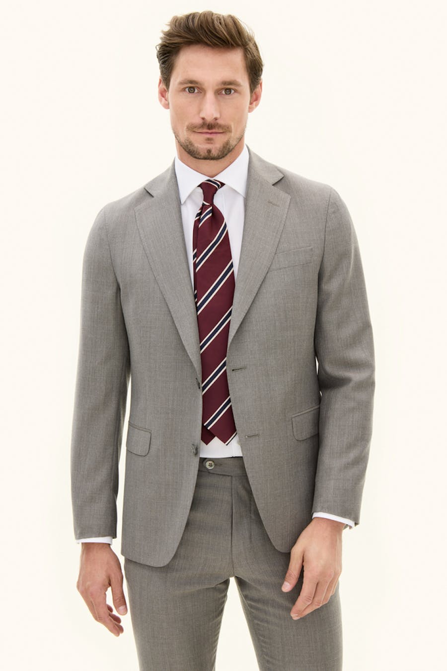 Regular Fit Strukturert Ullblazer