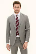 Regular Fit Strukturert Ullblazer