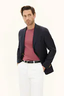 Regular Fit Strukturert Ullblazer