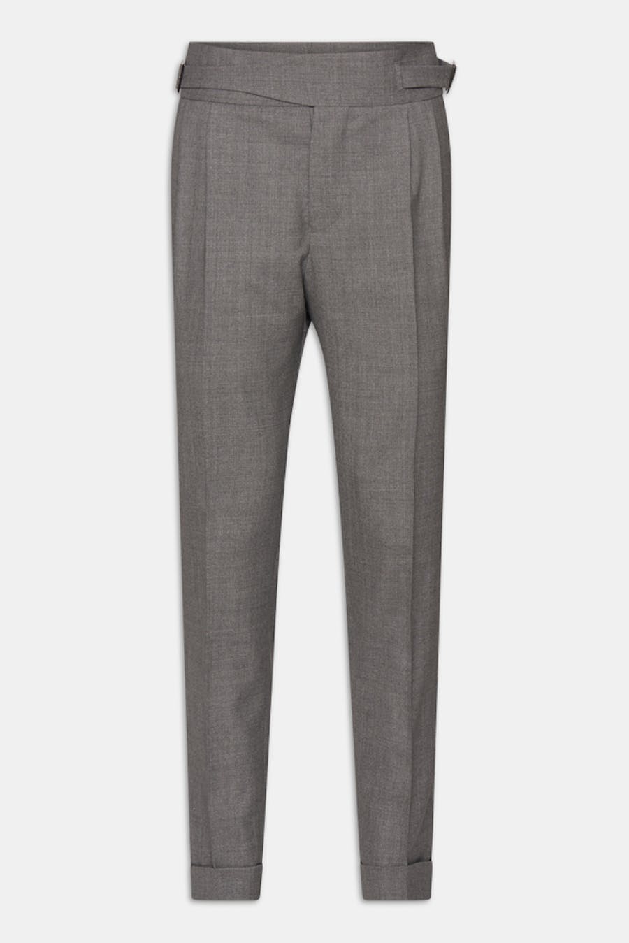 Slim Fit Ullbukser Høy Midje