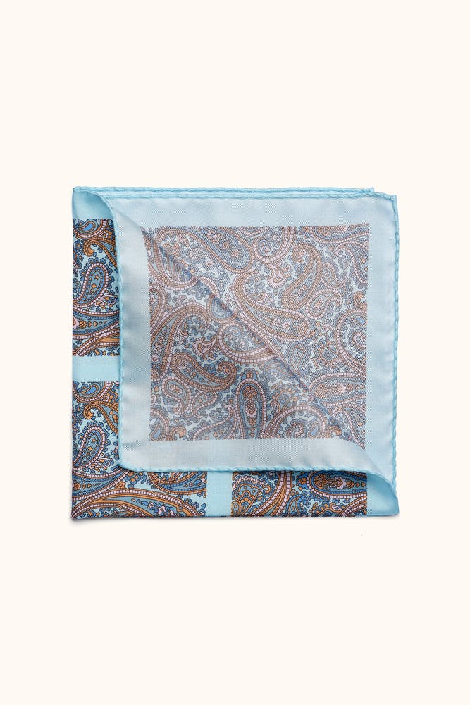 Paisley Pattern Silke Handkerchief