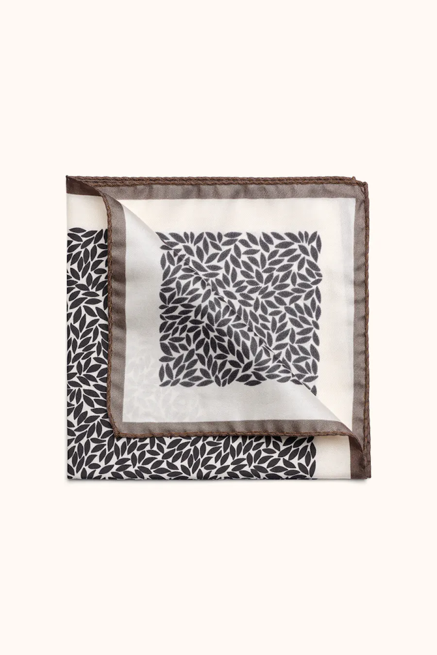 Floral Pattern Silk Handkerchief