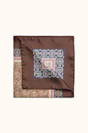 Paisley Pattern Silk Handkerchief