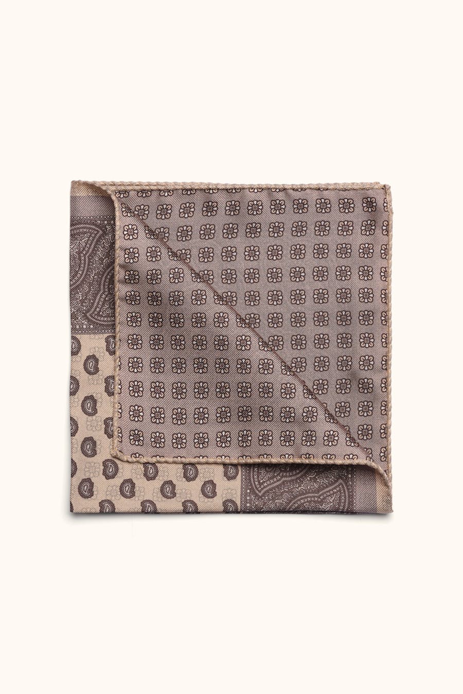 Paisley Pattern Silk Handkerchief