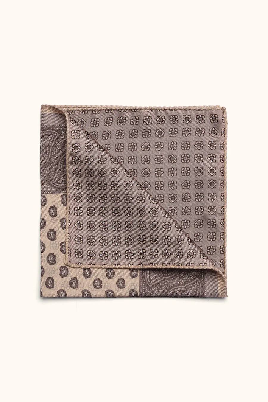 Paisley Pattern Silk Handkerchief