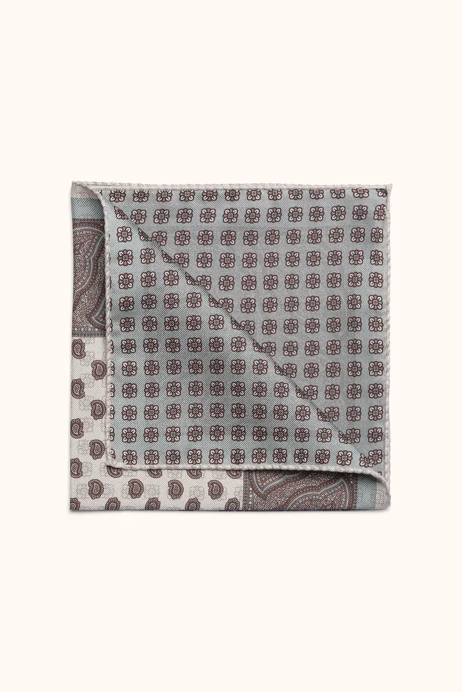 Paisley Pattern Silke Handkerchief
