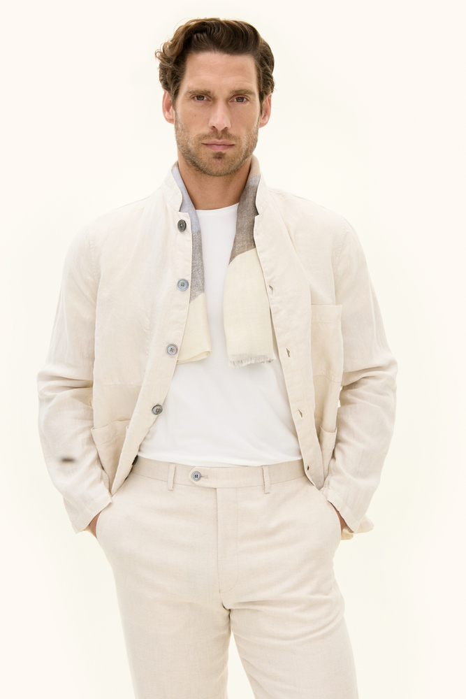 Regular Fit Overshirt Linne