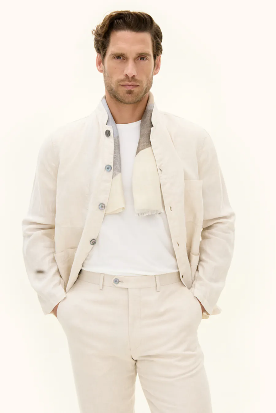 Regular Fit Overshirt Lin