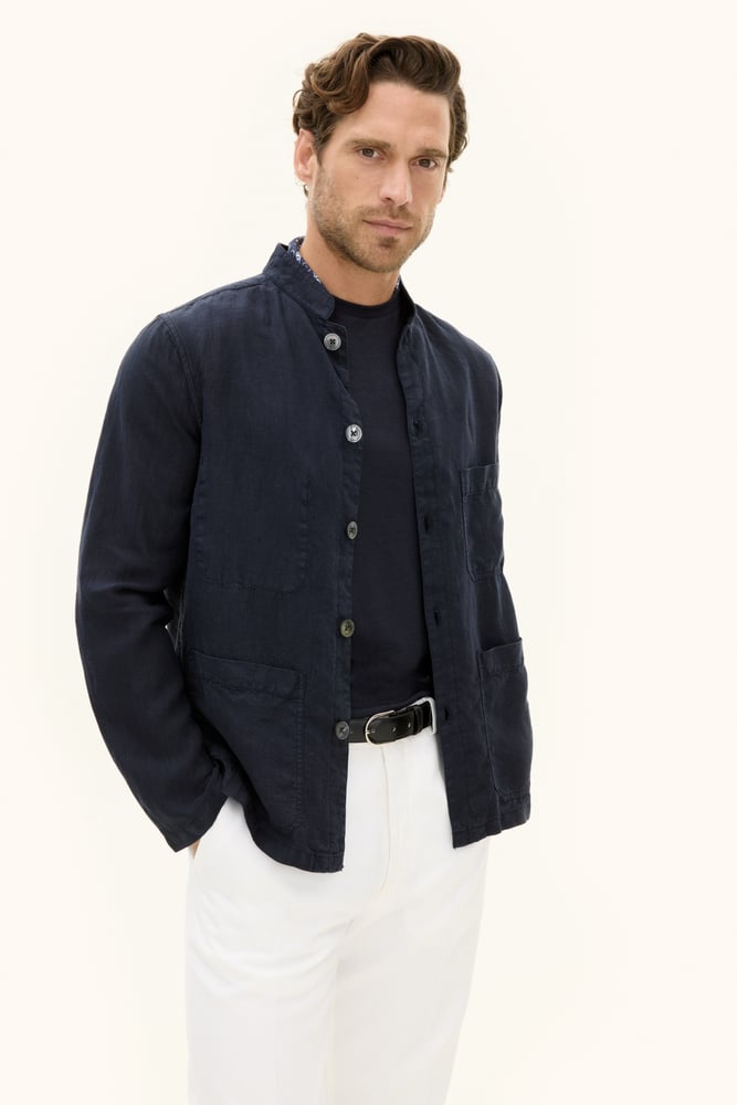 Regular Fit Overshirt Linne
