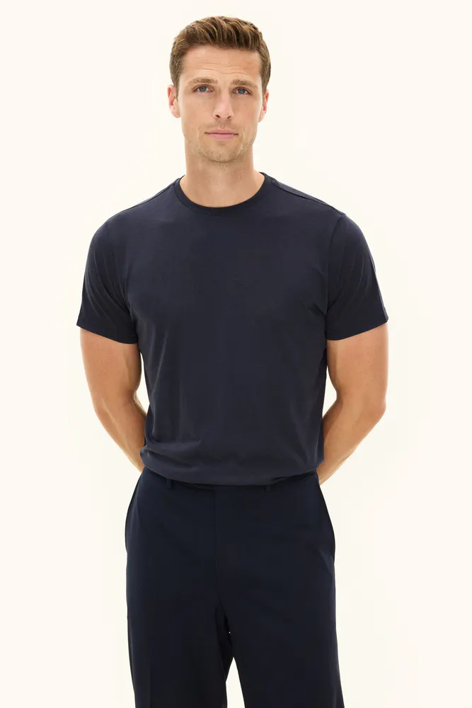 Regular Fit T-Shirt Tencel-Bomull