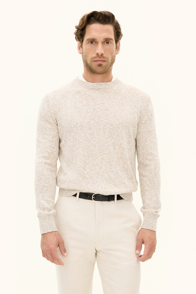 Regular Fit Rundhalset Bomullsgenser