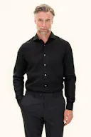 Regular Fit Wide Spread Collar Linen Shirt